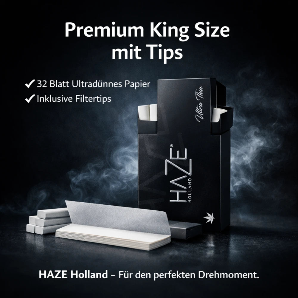 HaZe Holland Zigarettenpapier mit Tips